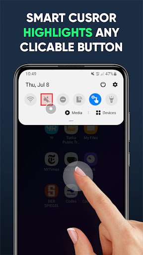 Sichqoncha va ekran kursori sensorli paneli